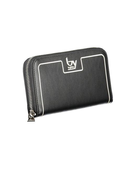 Byblos Gray Black Polyethylene Wallet for men