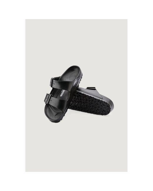 Birkenstock Black Polyester Flat Sandals for men