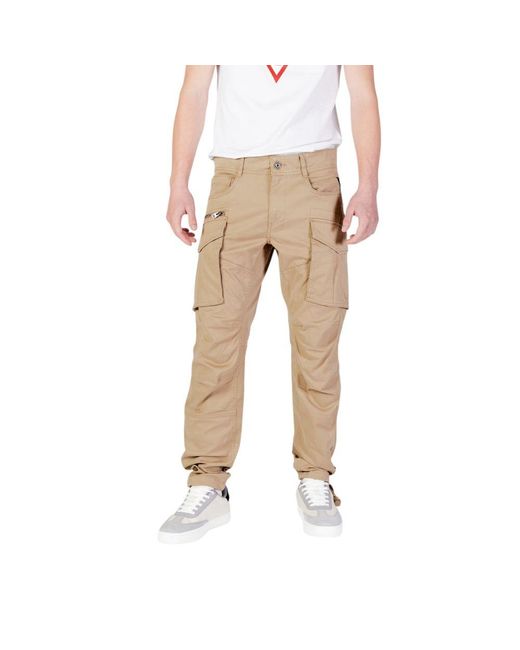 Replay Natural Beige Cotton Jeans & Pant for men