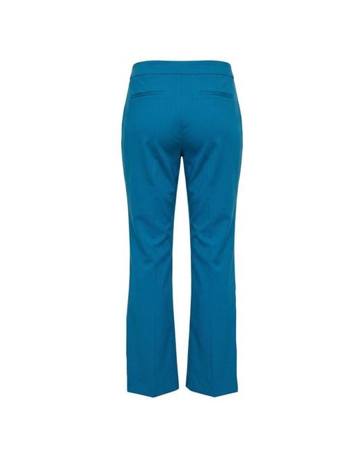Trussardi Blue Cotton Pants
