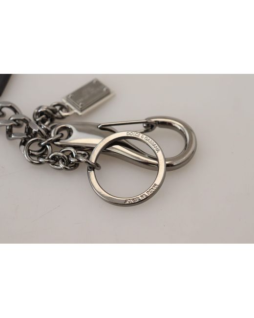 Dolce & Gabbana Black Elegant And Designer Keychain for men