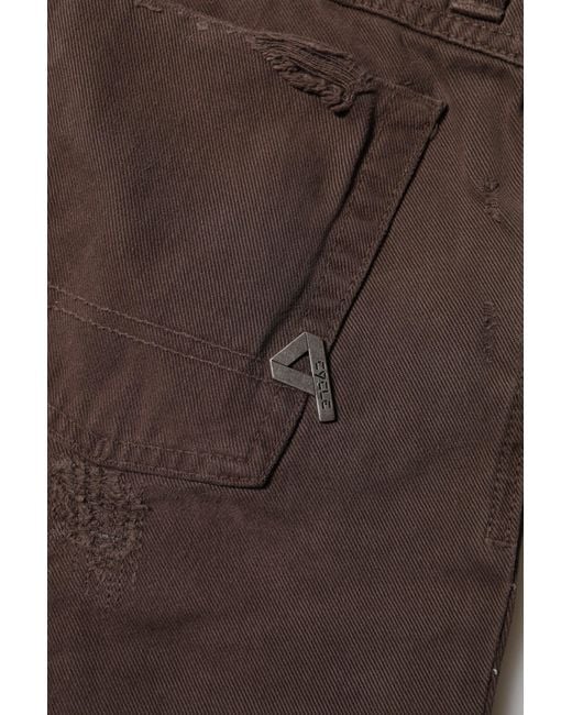 CYCLE Brown Cotton Low Waist Skinny Casual Jeans