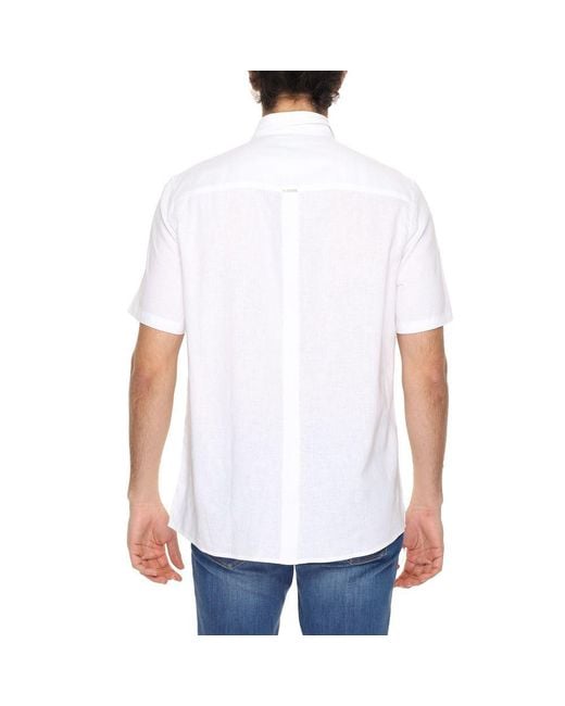 Antony Morato White Linen Shirt for men