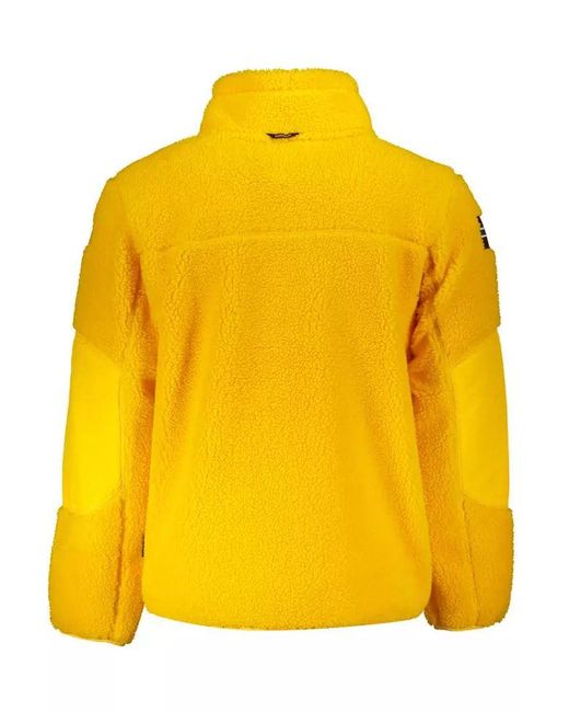 Napapijri Yellow Polyester Sweater for men