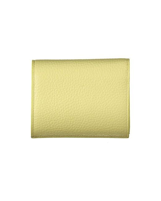 Coccinelle Yellow Leather Wallet