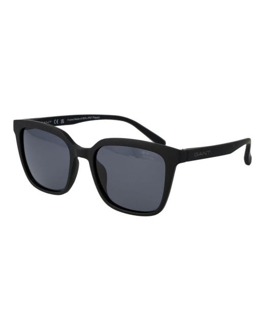 Gant Black Stainless Steel Sunglasses