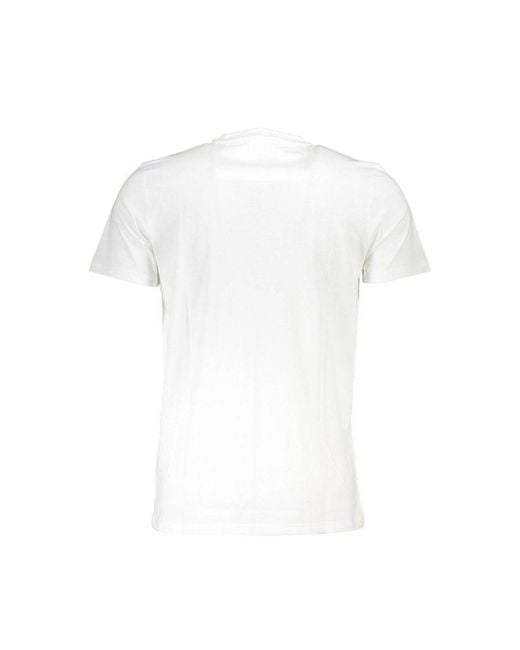 Roberto Cavalli White Cotton T-Shirt for men