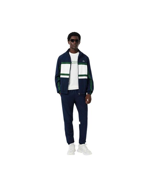 Lacoste Blue Polyester Sweatsuit for men