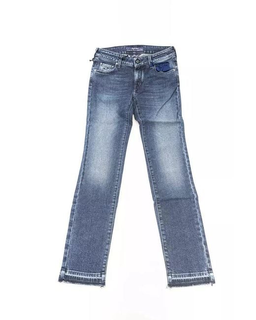 Jacob Cohen Blue Cotton Jeans