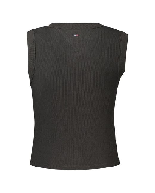 Tommy Hilfiger Black Cotton 's Tank Top