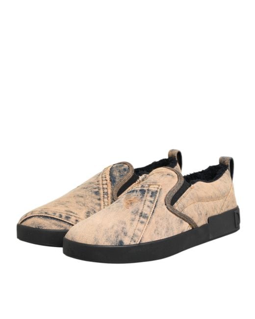 Dolce & Gabbana Brown Sneakers for men