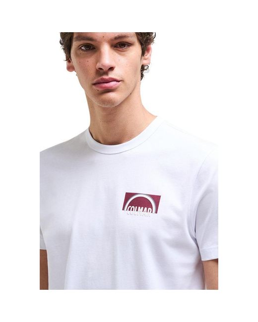 Colmar White Cotton T for men