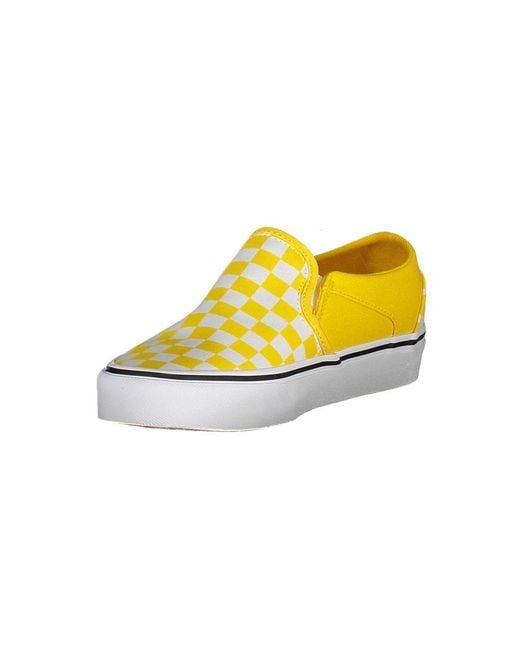 Vans Yellow Polyester Sneaker