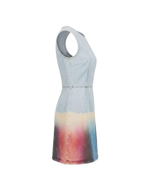Trussardi Blue Cotton Dress