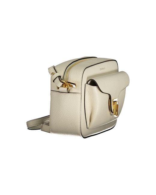 Coccinelle Natural White Leather 's Bag