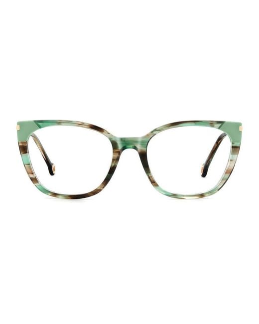 Carolina Herrera Metallic Multicolor Acetate Glasses (frames)