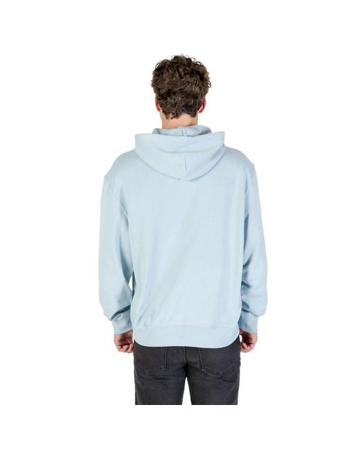 Calvin Klein Blue Cotton Hoodie for men