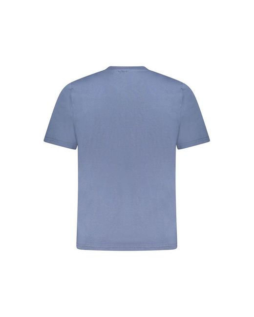 North Sails Blue Cotton T-Shirt for men