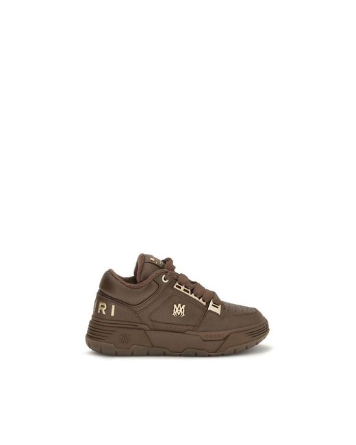 Amiri Brown Metallic Ma-1 Sneakers for men