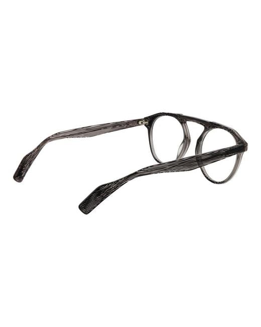Yohji Yamamoto Black Plastic Glasses (Frames) for men