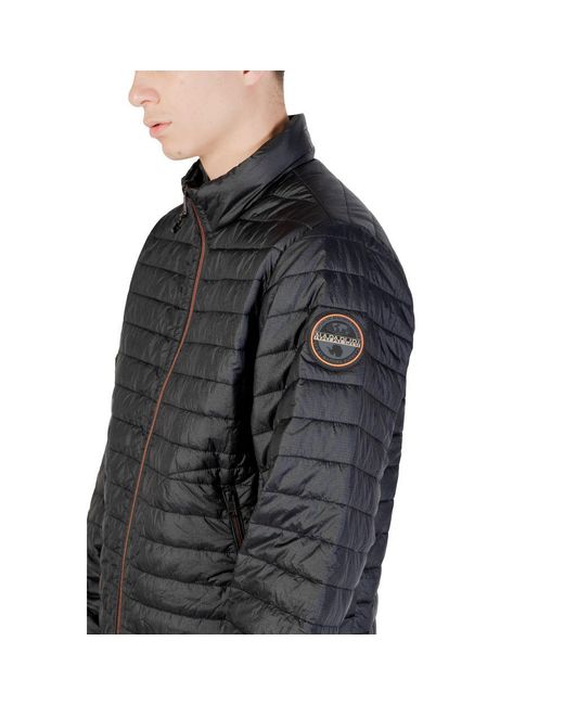 Napapijri Black Polyamide Jackets & Coat for men