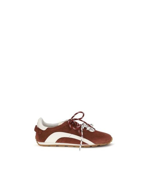 DSquared² Brown Multicolor Calf Leather Bos Taurus Low Top Sneakers for men