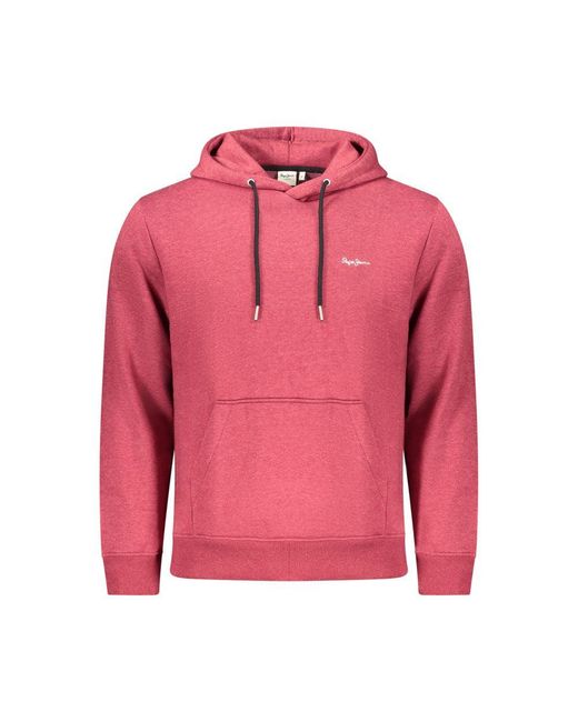 Pepe Jeans Pink Red Polyester Men's Sweatshirt for men