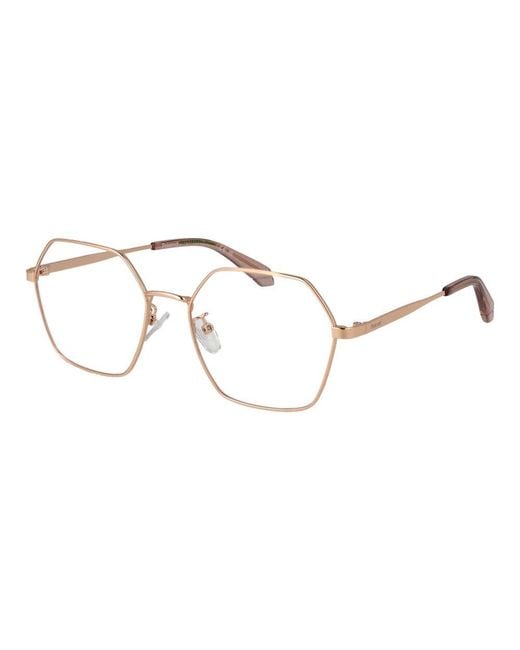 Polaroid Metallic Rose Gold Metal Glasses (frames)