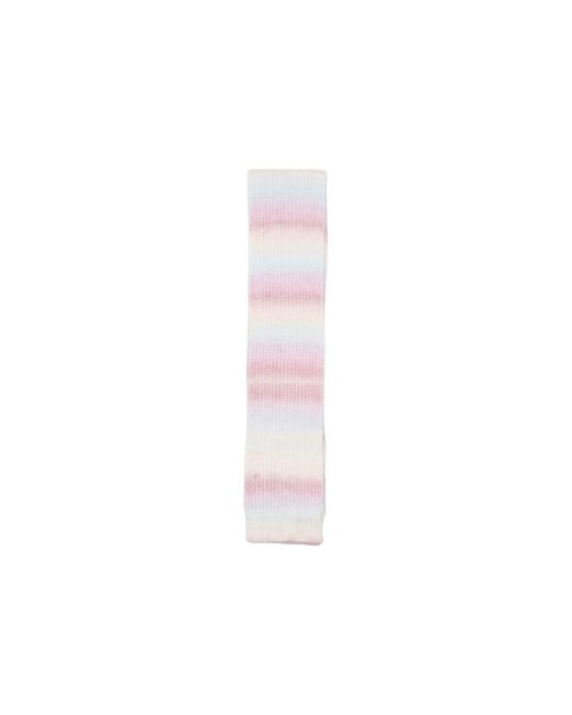 Pieces Pink Multicolor Marabou Beanie