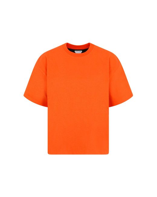 Bottega Veneta Orange Jersey T-shirt Tshirt