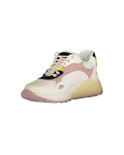 U.S. POLO ASSN. Multicolor White Eco Suede Sneaker