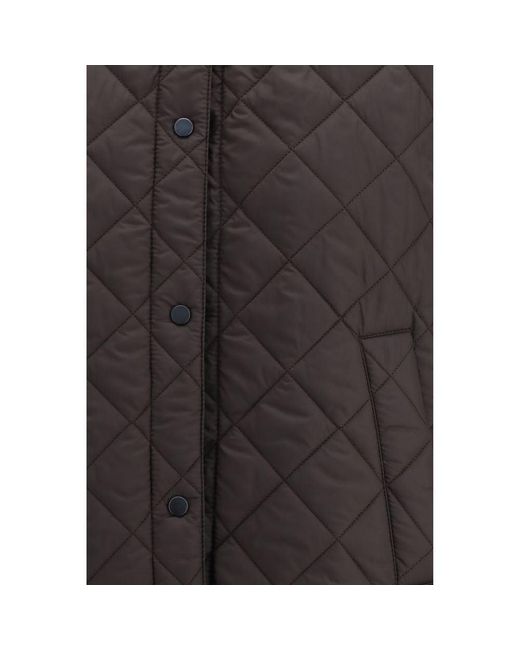 Brunello Cucinelli Black Brown Nylon Sleveless Jacket