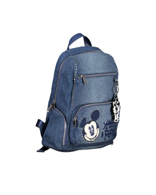 Desigual Blue Polyester Backpack