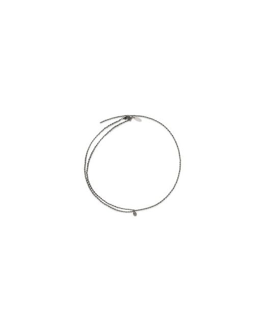 Brunello Cucinelli Metallic Silver Metal Necklace