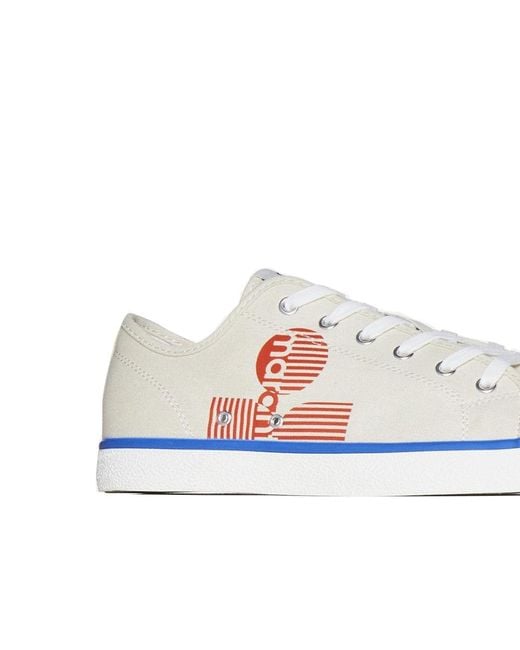 Isabel Marant White Canvas Sneakers