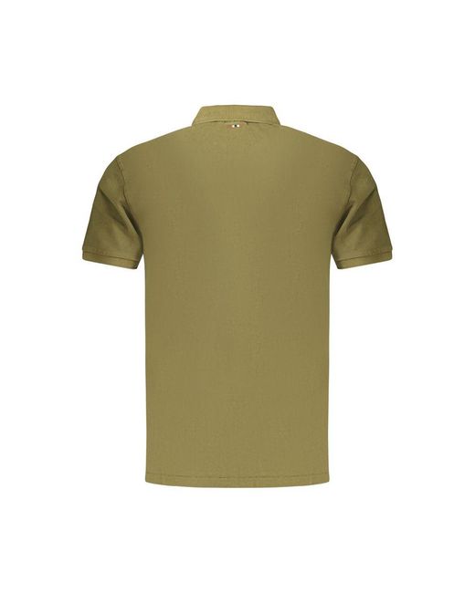 Napapijri Green Verde Cotton Men's Polo for men