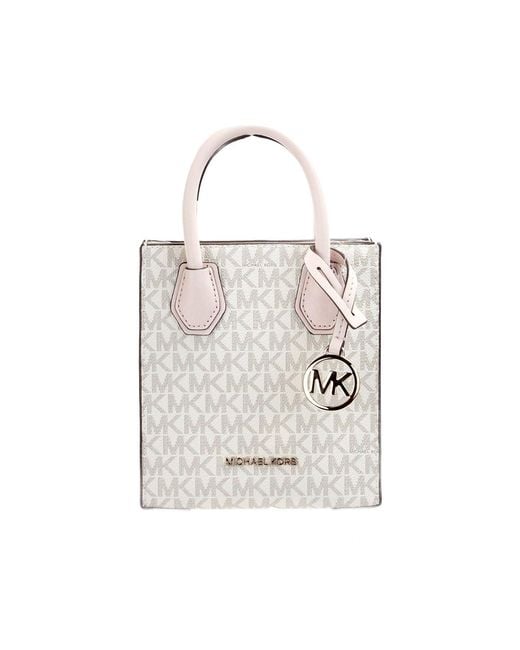 Michael Kors White Adult Detachable Straps Shoulder Bags Vanilla