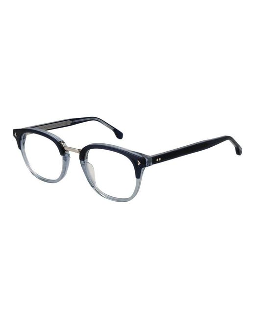 Lozza Black Blue Cellulose Acetate Glasses (frames)