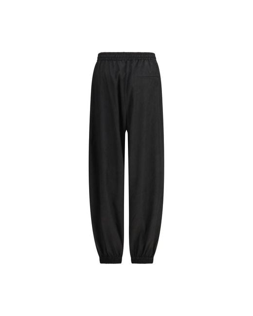 Rohe Black Polyester Joggers (workout Pants)