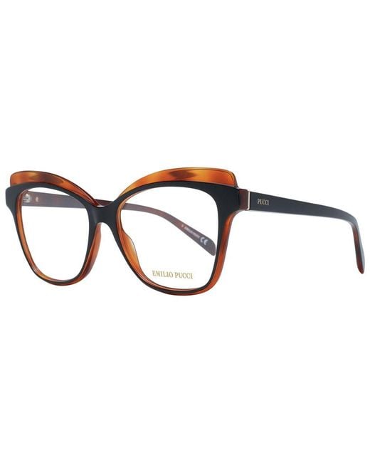 Emilio Pucci Brown Optical Frames
