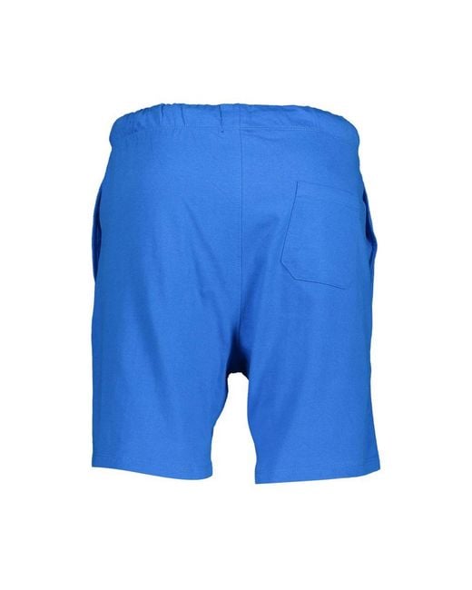 Gianmarco Venturi Blue Blu Cotton Men's Sport Short for men