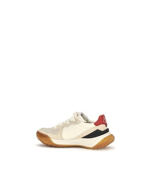 Moncler Natural Beige Polyamide Athletic Sneakers
