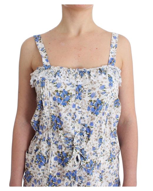 Ermanno Scervino Black Beachwear Floral Beach Mini Dress Short
