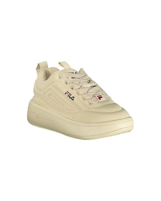 Fila Natural Beige Polyester Sneaker
