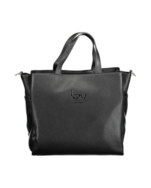 Byblos Black Chic Multi-Pocket Handbag