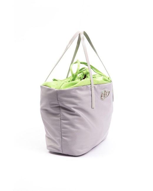 Byblos Gray Chic Shopper Tote For Sophisticated Style