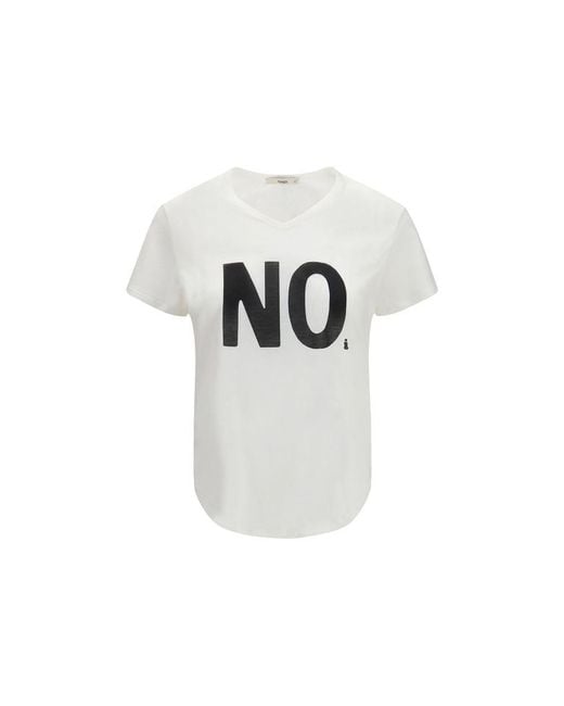 Fendi White Cotton T