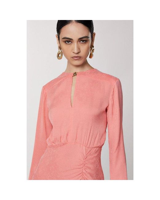 Patrizia Pepe Pink Copper Casual Dress