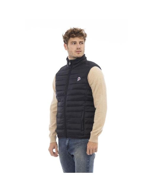 INVICTA WATCH Blue Sleek Quilted Lightweight Vest for men