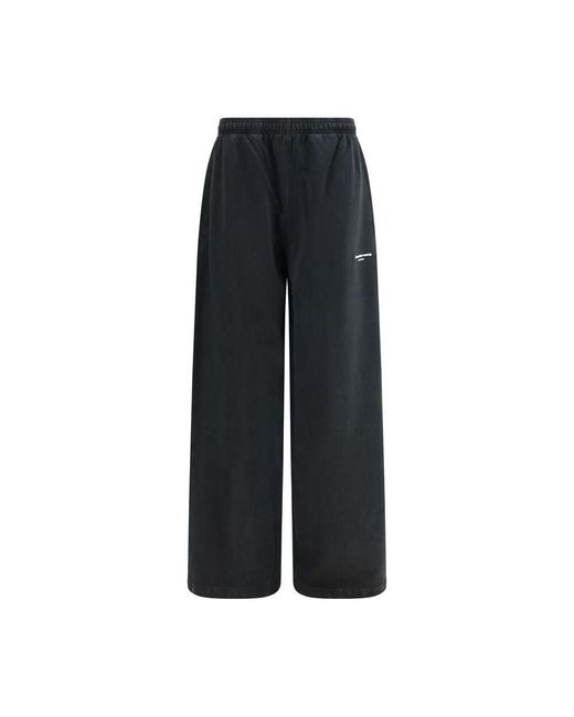 Alexander Wang Black Cotton Casual Pants